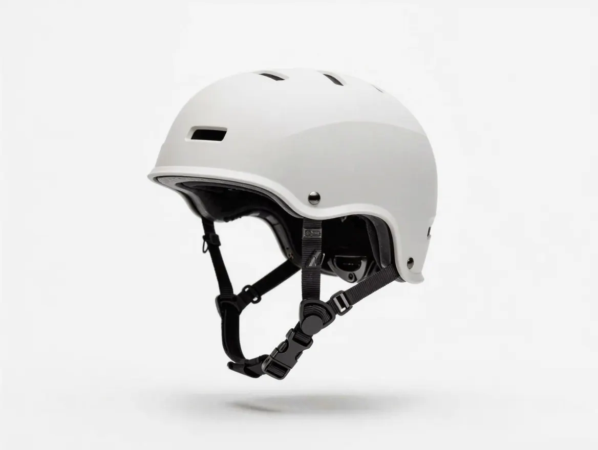 Helmets with Ratchet Suspension & Chin Strap